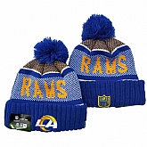 Los Angeles Rams Team Logo Knit Hat YD (11),baseball caps,new era cap wholesale,wholesale hats